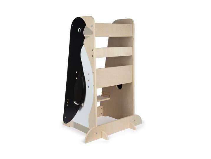 small foot Lernturm Pinguin »Wildlife« - 64x53x92cm - schwarz -