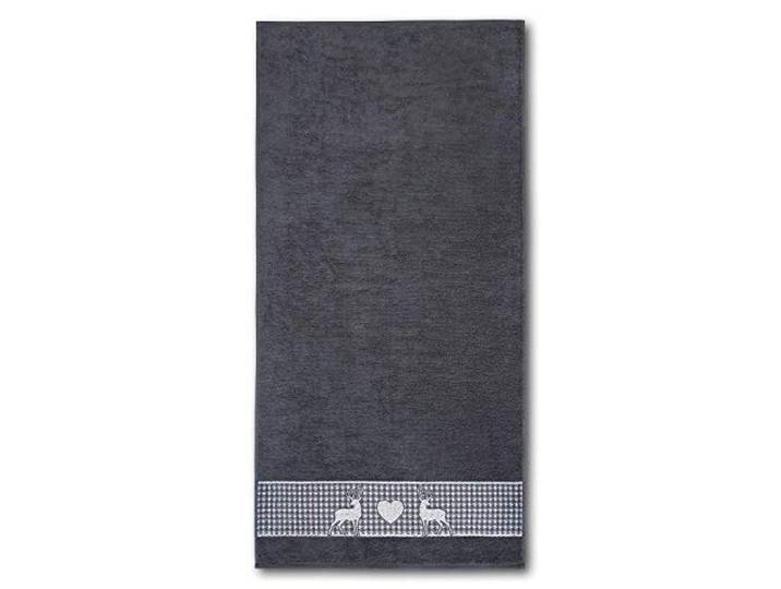 Dyckhoff Frottierserie 'Oktoberfest' Handtuch 50 x 100 cm Graphit - Grau