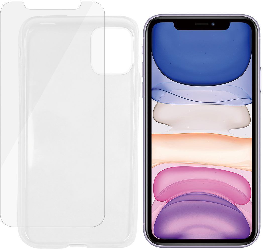 Étui téléphone transparent & protection d’écran   PanzerGlass™   iPhone 11 - Refurbished
