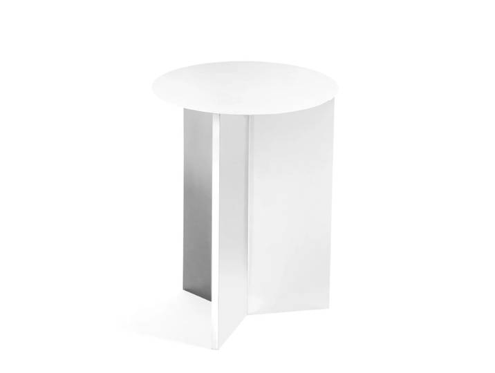 HAY - Slit Table High, Ø 35 x 47 cm, weiss