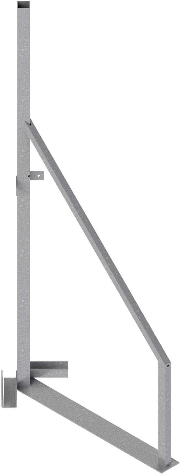 Schake Eck-Holzbauzaunständer und Eckoberteil, Eck-Holzbauzaunständer verzinkt (3B160-E)