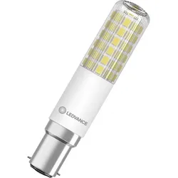 Ledvance B15d  LED T SLIM Dimmbare schlanke LED Lampe 2700K warmweiß 8W wie 75W