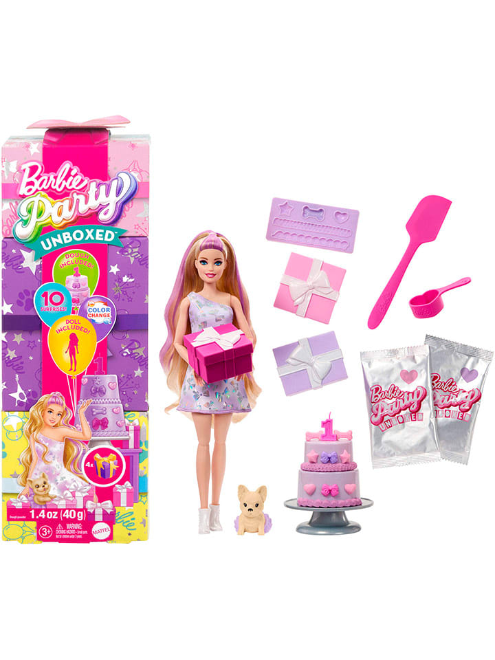 Puppe mit Zubehör "Barbie Party" - ab 3 Jahren - onesize