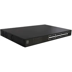 LevelOne GEP-2821 Netzwerk-Switch Unmanaged Gigabit Ethernet (10/100/1000) Power over Ethernet (PoE) 1U Schwarz