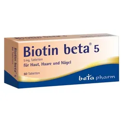 BIOTIN BETA 5 Tabletten 60 St
