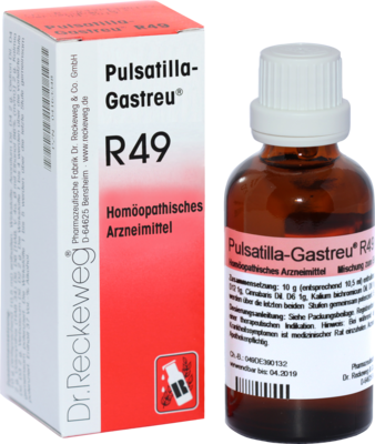 Dr.RECKEWEG & Co. GmbH PULSATILLA-GASTREU R49 Mischung 50 ml 04163348