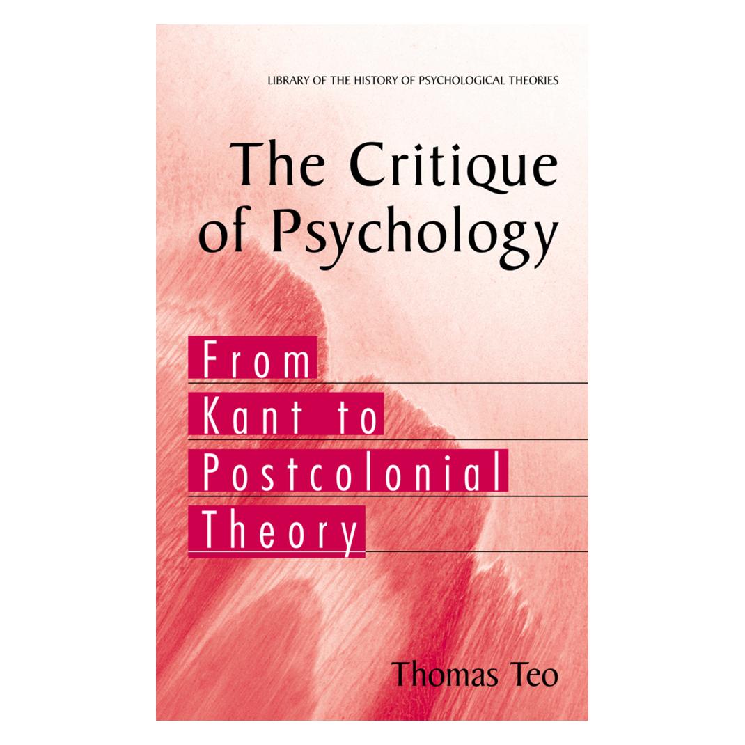Springer The Critique of Psychology (Englisch, Thomas Teo) (55382252)