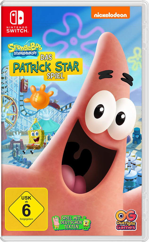 OUTRIGHT GAMES Spielesoftware "SpongeBob Schwammkopf™: Das Patrick Star Spiel", transparent (weiß, neutral), Nintendo Switch, Spielesoftware, Spielesoftware