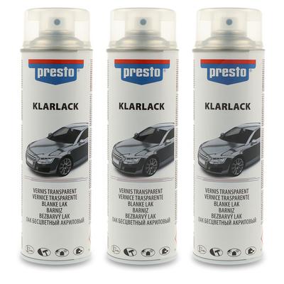 Presto 3x 500 ml Klarlack glänzend [Hersteller-Nr. 428979]