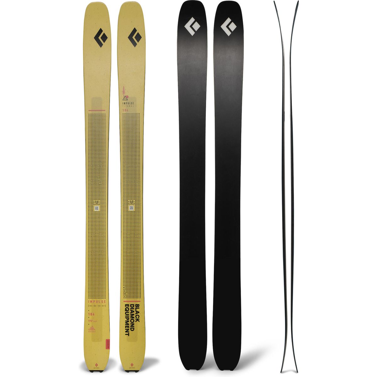 Black Diamond Impulse TI 104 Skis no color (0000) 186 BD11514400001861