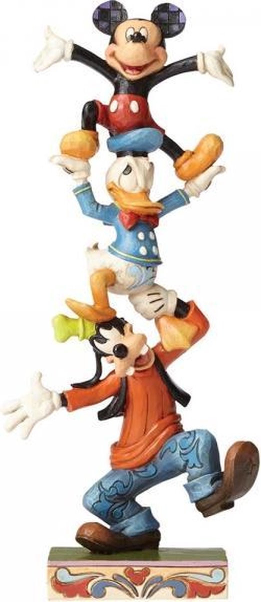 Disney Traditions Mickey & Friends Teetering Tower Tabletop Decor