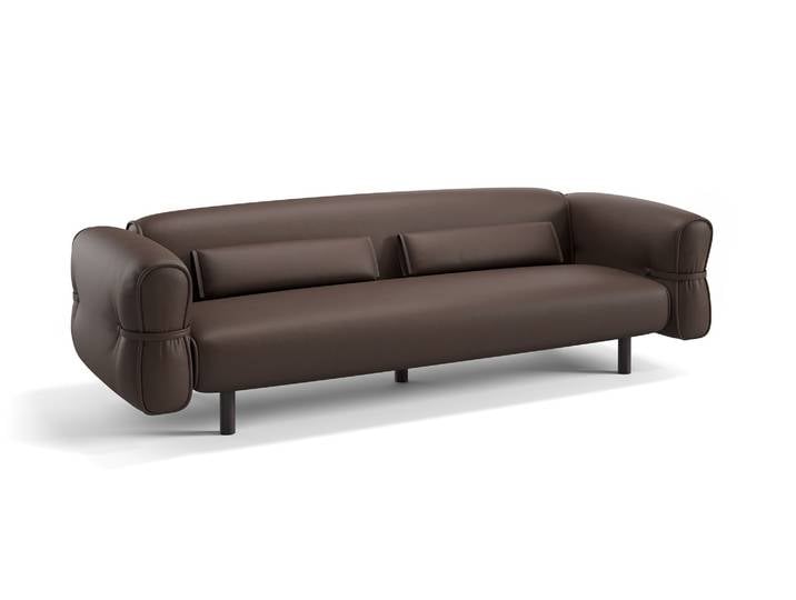 Leder Design Sofa BRIANO 3-Sitzer Designersofa Luxus Couch Italienisch