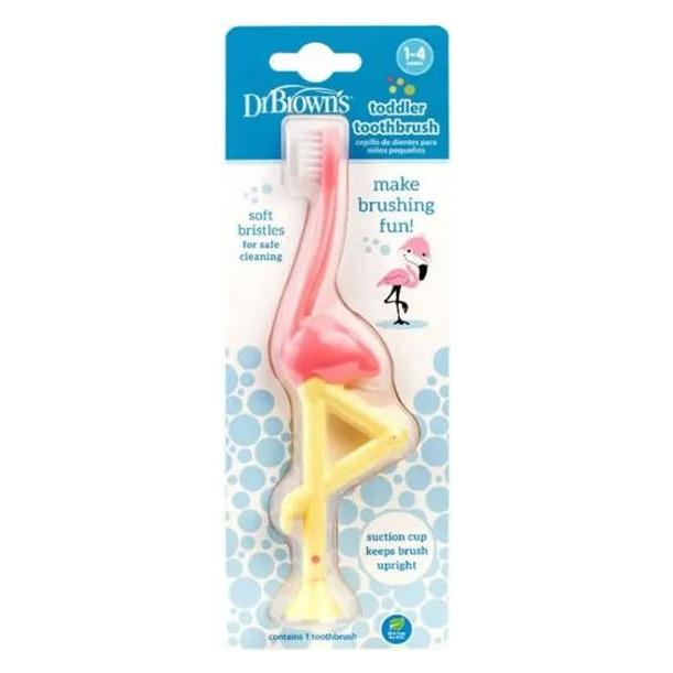 Dr Browns Zahnbürste Flamingo 12m+ (Weich) (9316450)