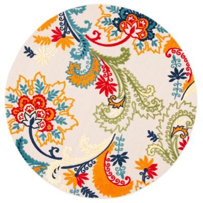 SAFAVIEH Cabana Avia Indoor/ Outdoor Waterproof Patio Floral Rug