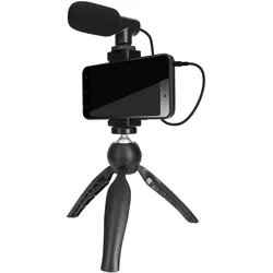 Puluz Streaming- und Vlogging-Set, Stativ, Schwarz