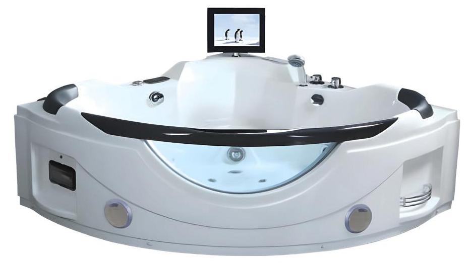 Massagebadewanne Whirlpool Badewanne Blubberbad Spa-Bad Whirlwanne 150x150 cm