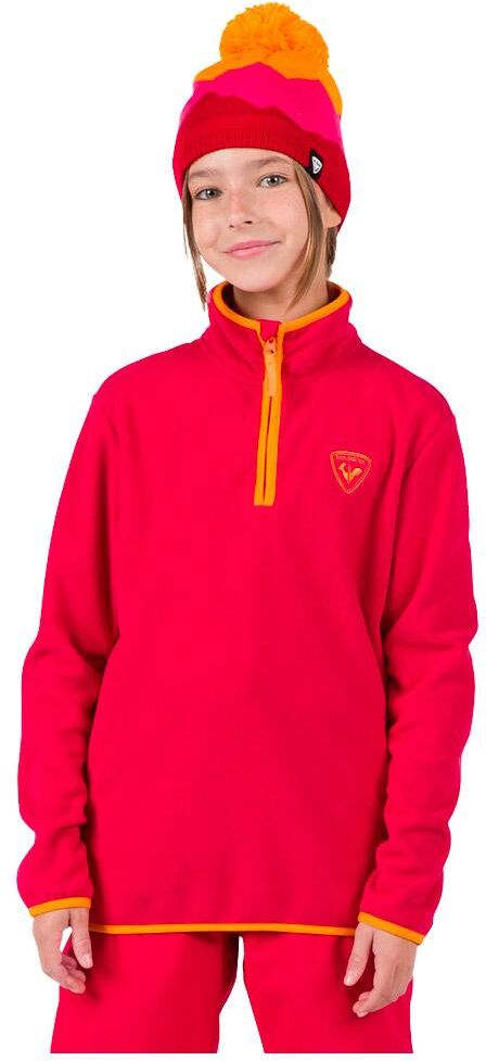 Rossignol  - Strawpile Half Zip Ruby Red - 16 - Polaire