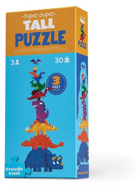 Crocodile Creek Dinosaurus Puzzel met 30 stukjes - Educatief speelgoed voor kinderen