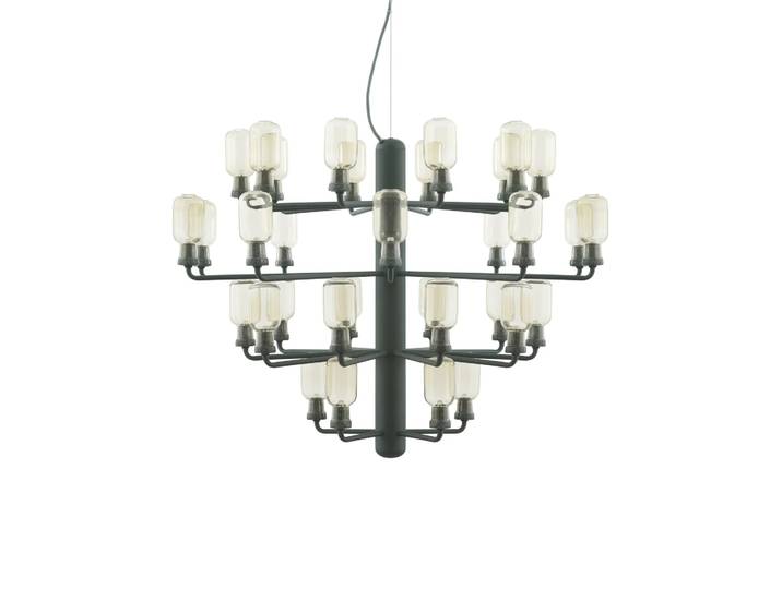 Normann Copenhagen Lustre Amp green/gold, large