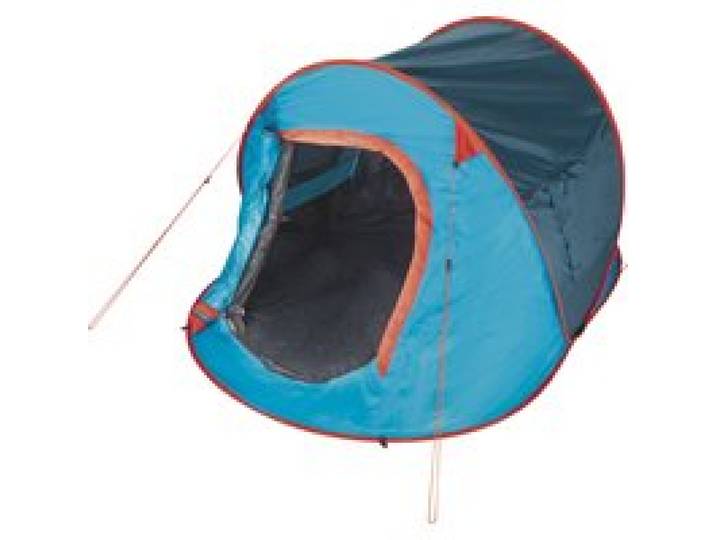 ROCKTRAIL Tente pop-up 2 personnes (bleu/orange)