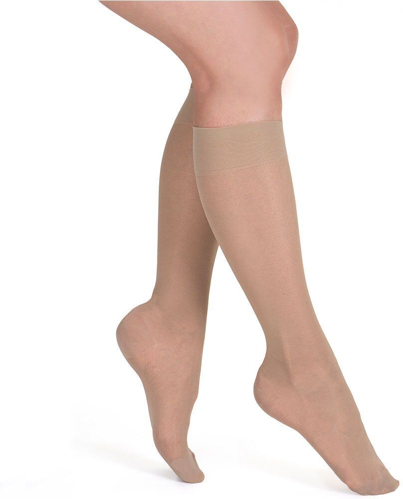 Yourspring medium transparent 140den AD 38/39 nuss 2 St Strümpfe