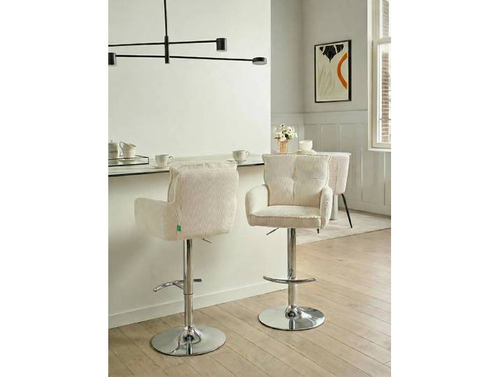 Barhocker Kira 2er-Set - Cord oder Samt