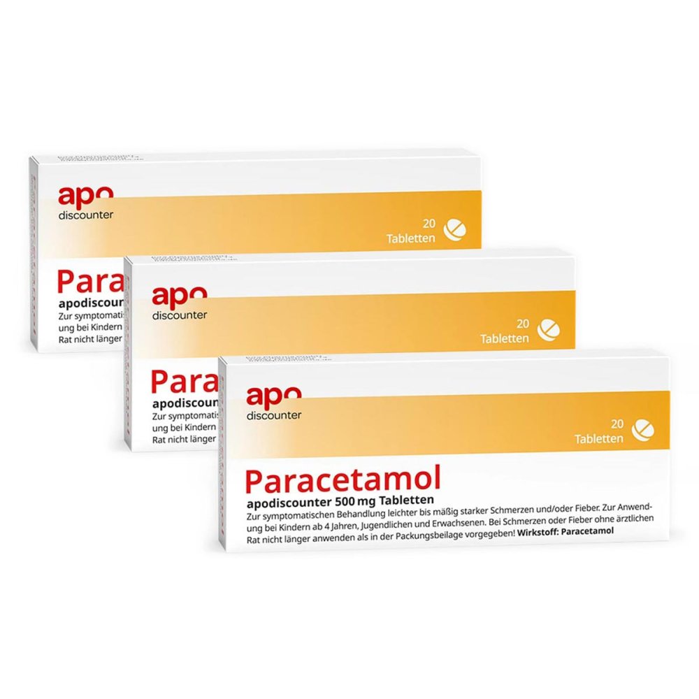 Fairmed Healthcare GmbH Paracetamol 500 mg von apodiscounter 08102763