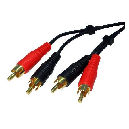 Cables Direct CDL 2Mtr Twin RCA Cable (2 m, Cinch Kabel) (2RR-202)
