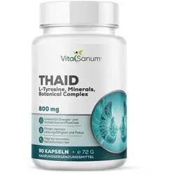 VitaSanum® – THAID (Thyroid Health Aid) – 800 mg L-Tyrosin Tagesportion (3 Kapseln)