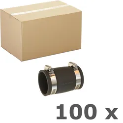 Anschlussmuffe 50mm - Karton mit 100 Stk.