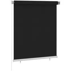 vidaXL Außenrollo 120x140 cm Schwarz