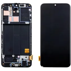 Kaputt.de Samsung Galaxy A40 Display (mit Rahmen) schwarz (Display, Samsung Galaxy A40), Mobilgerät Ersatzteile, Schwarz