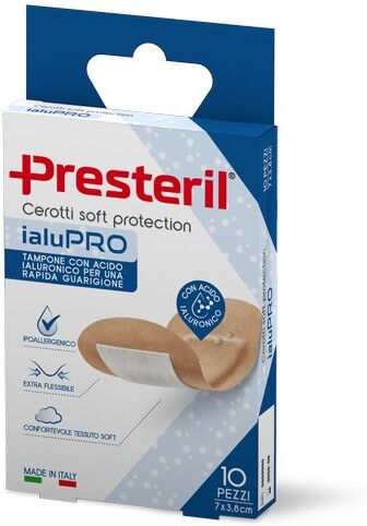 Corman Presteril Cerotti Ialupro Grandi 7x3,8 Cm - 10 Pezzi