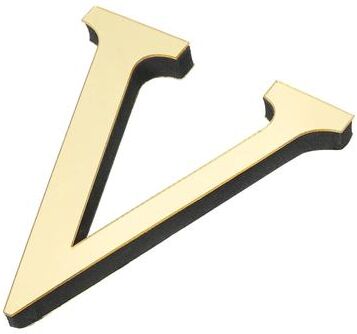Uplift Picks Light Gold Acrylic Mirror Letters For Stylish Personalized Wall Decor Display v