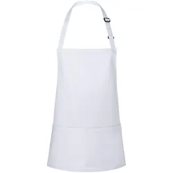 Karlowsky, Kochschürze, Kurze Latzschürze Basic mit Schnalle und Tasche (One Size)