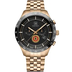 Glock GW-35-2-22 Herrenuhr Chronograph Goldfarben/Schwarz
