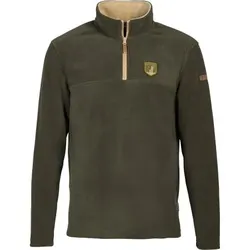 Husky Fleece-Poloshirt Herren (Khaki), L