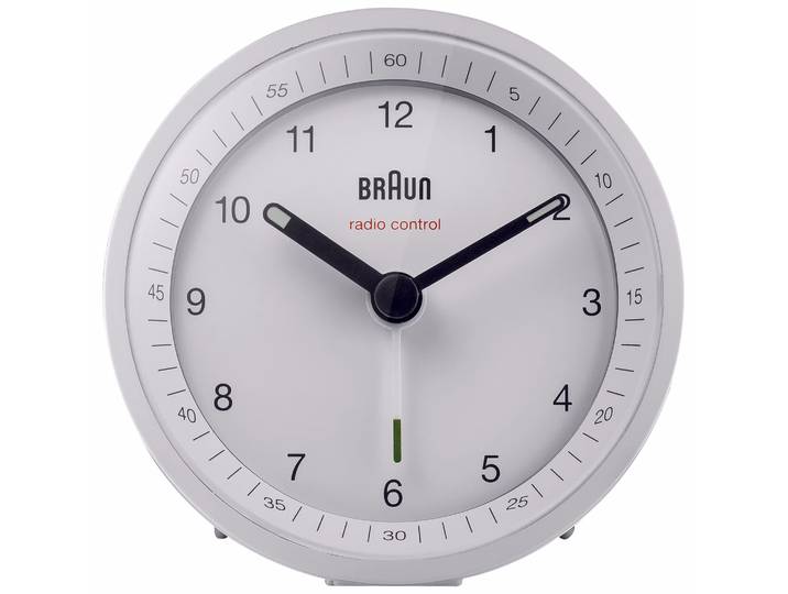 Braun BC07 DCF white - Wecker, Funk Wecker – Wecker analog – weiss