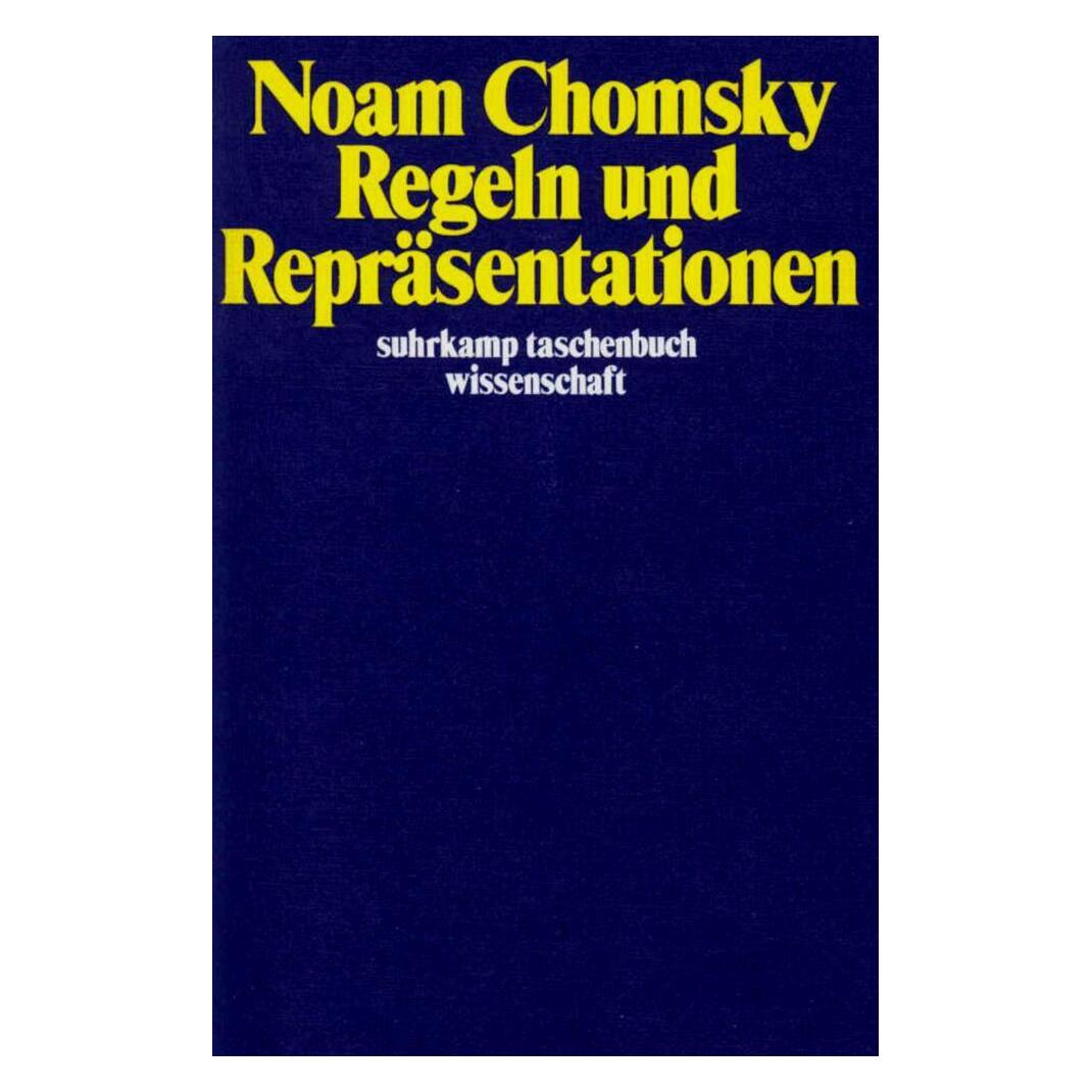 Suhrkamp Regeln und Repräsentationen (Deutsch, Noam Chomsky) (7055803)