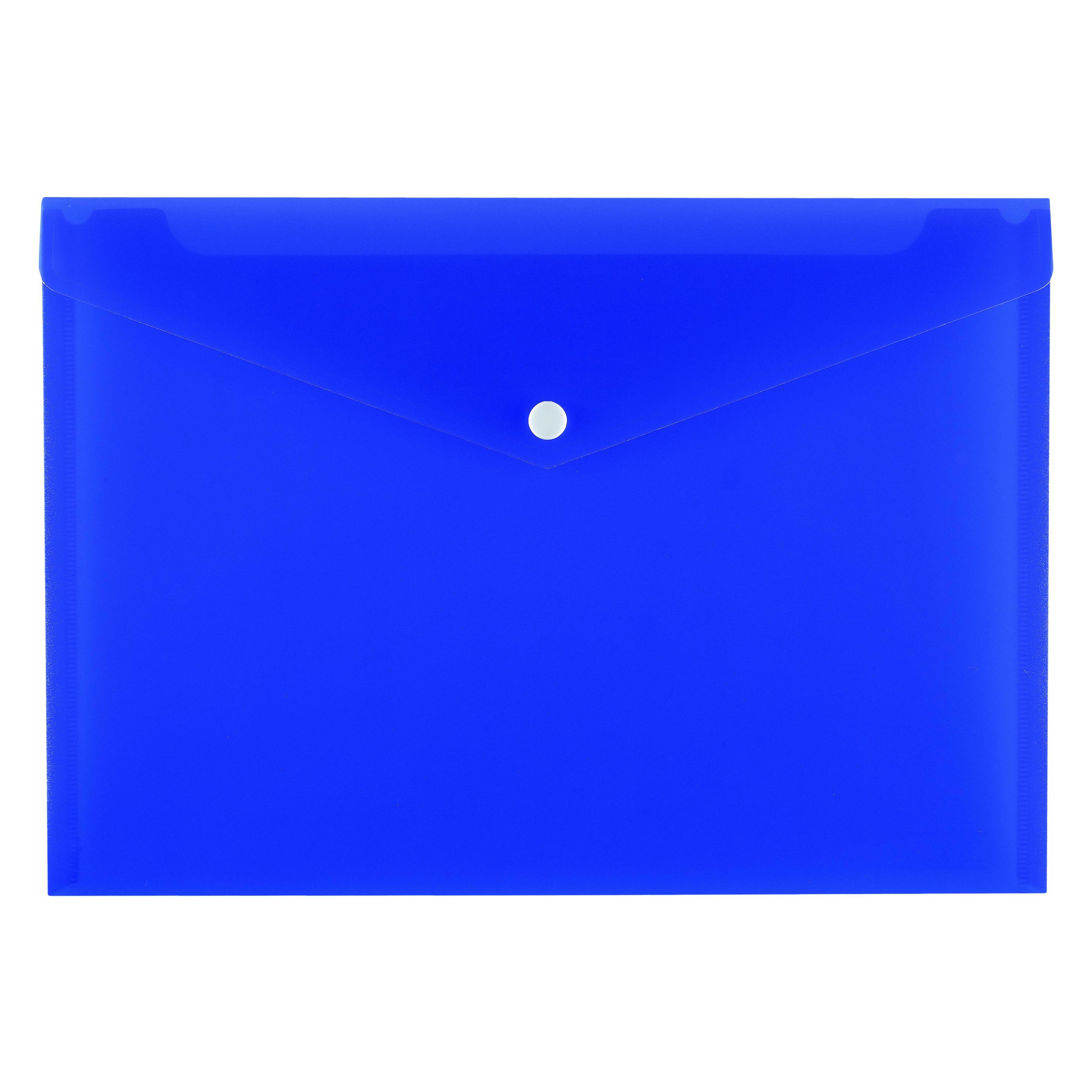 Idena Versandtasche C4 PP, transluzent blau (1 Stk.) (22692145)