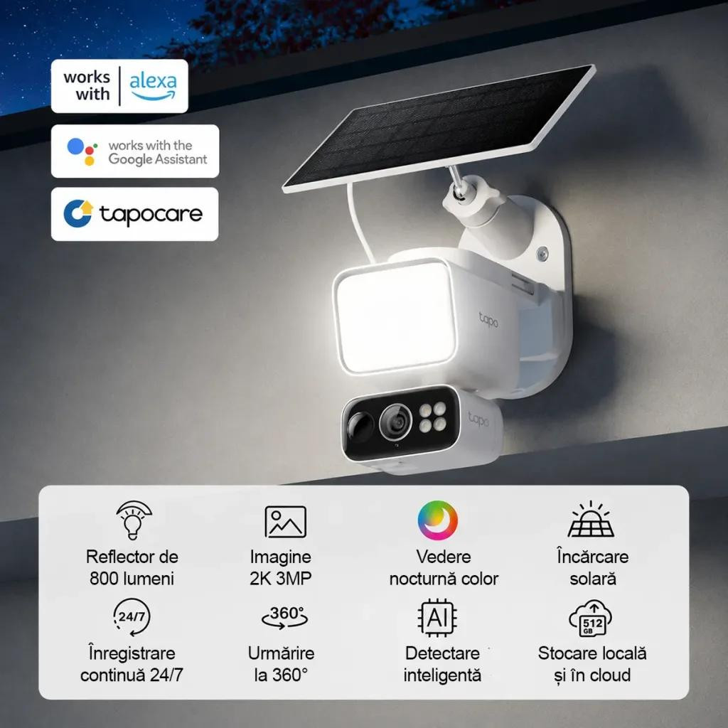 TP-Link TAPO C615F KIT Draadloze Beveiligings-IP-camera voor Buiten, Wit