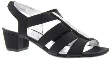 David Tate Eve - Womens 8.5 Black Sandal Medium