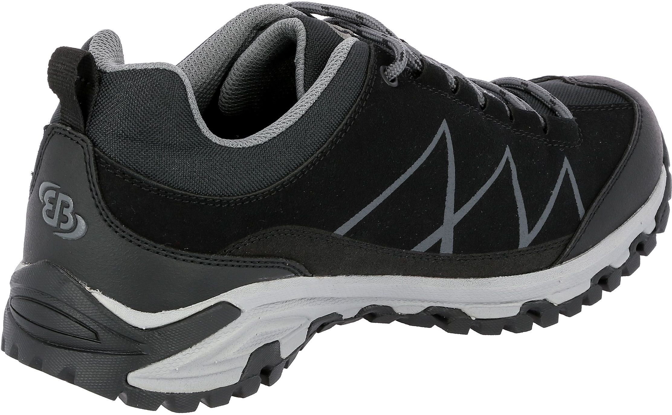 Outdoorschuh BRÜTTING "Outdoorschuh Kansas", Herren, Gr. 38, schwarz, Synthetik, Schuhe Outdoorschuh schwarz 38