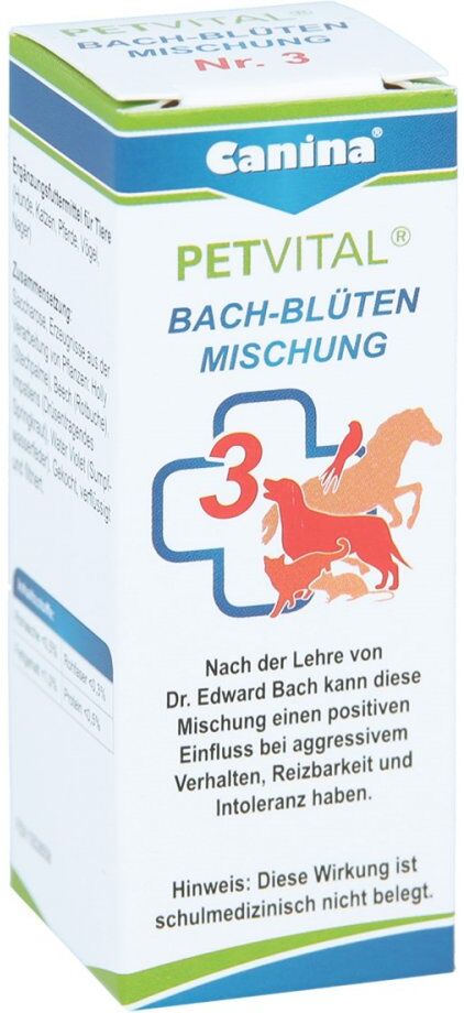 Canina Petvital Bachblüten Nummer 3 Globuli veterinär