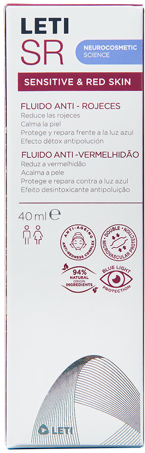 Leti Pharma Letisr Sensitive & Red Skin fluido anti-rojeces 40 ml
