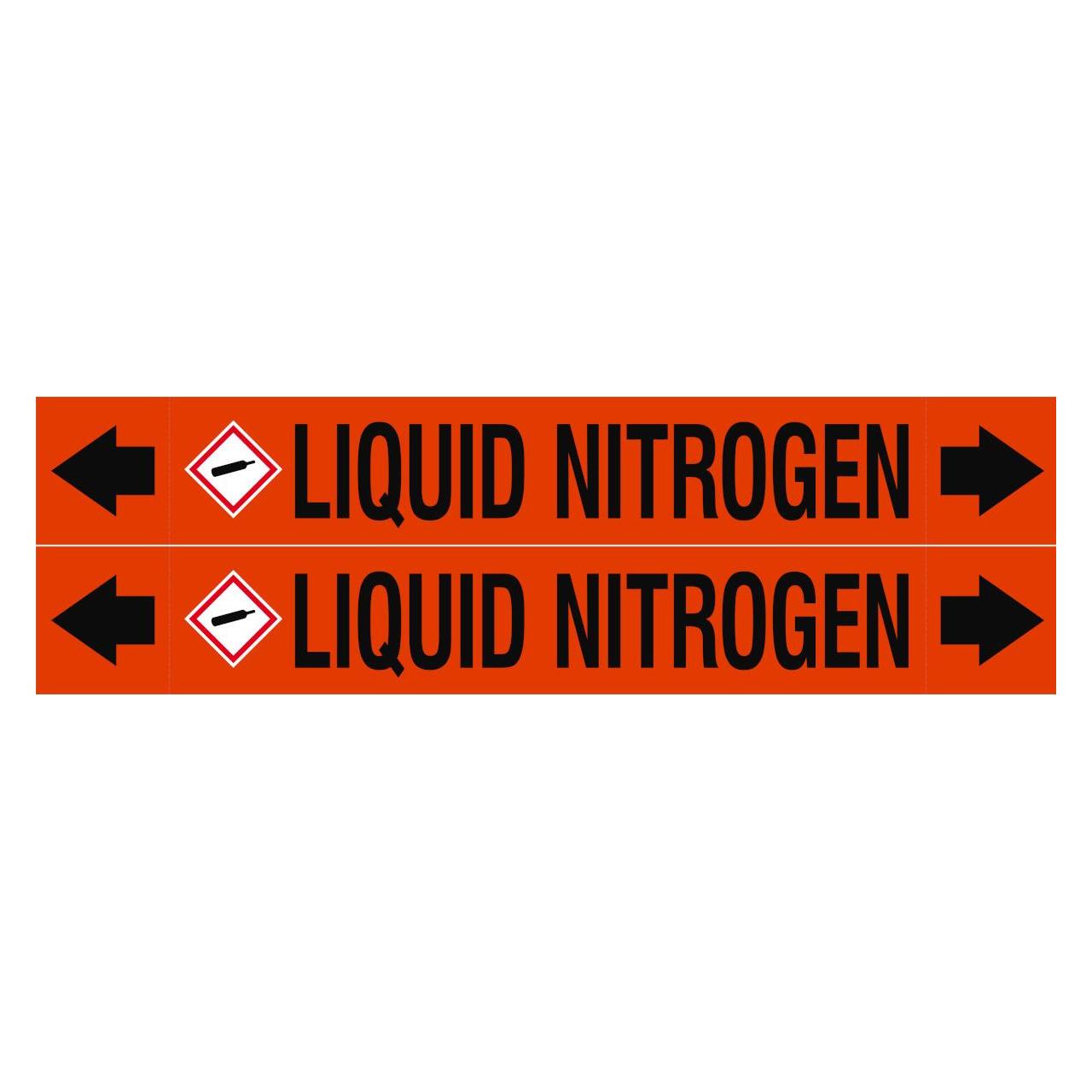 Brady ASME - Rohrmarkierer - Liquid Nitrogen (313177)