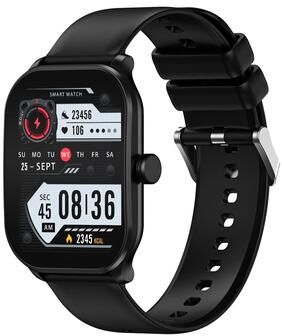 CaseAndConnect CY900 Bluetooth Smart Watch 2.1 Inch HD Touch Screen Health Fitness Watch With Bluetooth Calling black