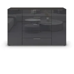 Kommode Flipp Glas Basalt