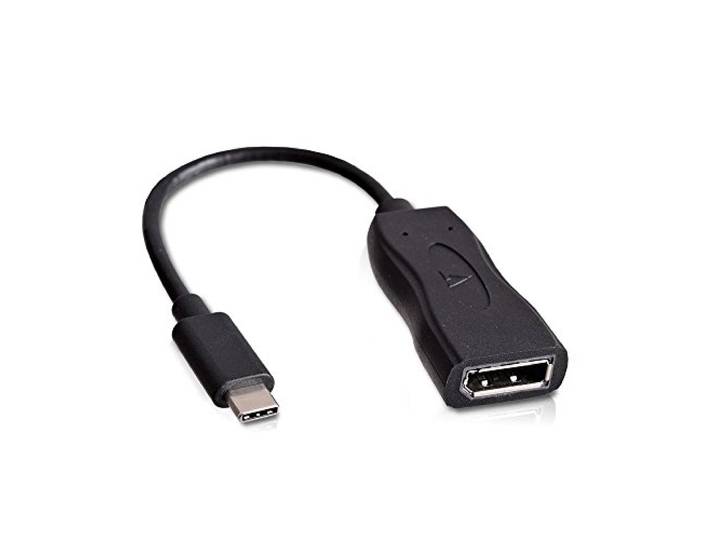 V7 V7UCDP-BLK-1E USB-C(m) op displaypoort (f) adapter zwart