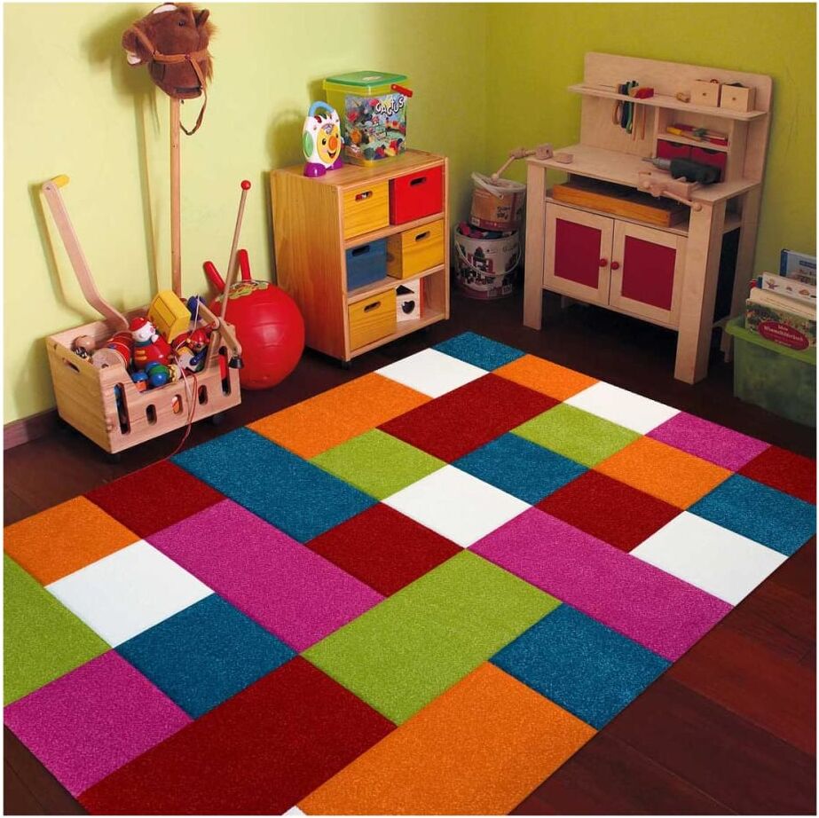 Un amour de tapis Tapis chambre 120x170 multicolore Multicolore 170x1x120cm